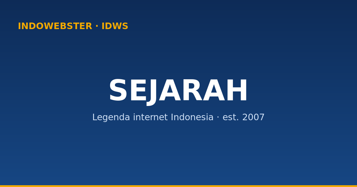 Timeline Indowebster: 2007, Puncak, hingga Babak 2015
